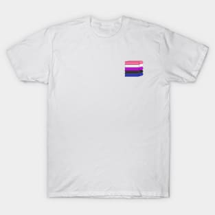 Genderfluid flag bookstack T-Shirt